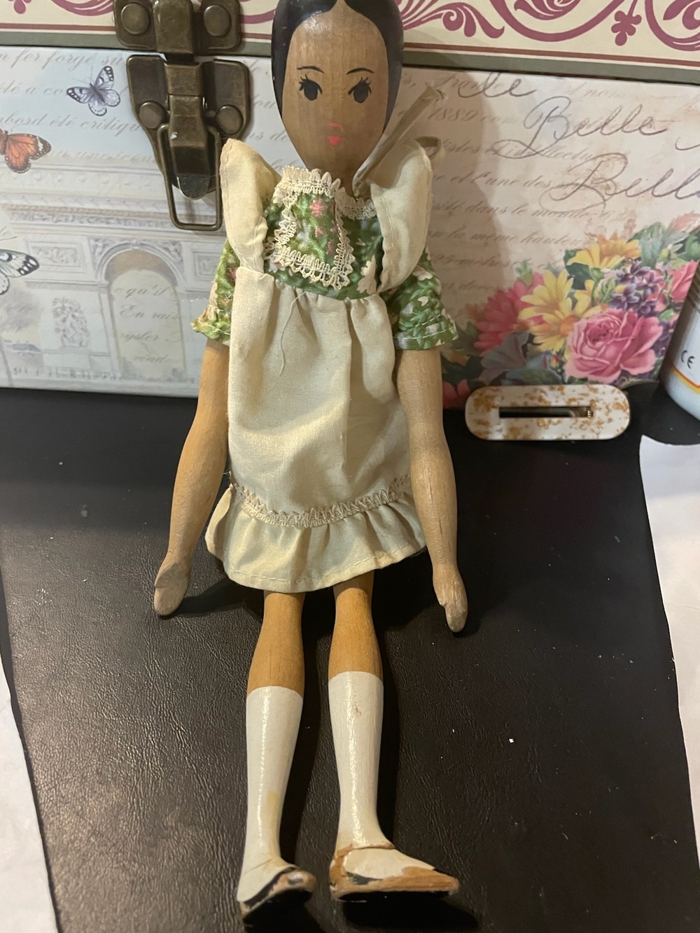 Wooden Vintage DOLL By Alice WAINWRIGHT